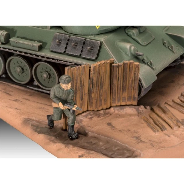 Συναρμολογημένο μοντέλο Σοβιετικό τανκ T-34/76 Model 1940, 76 εξαρτήματα