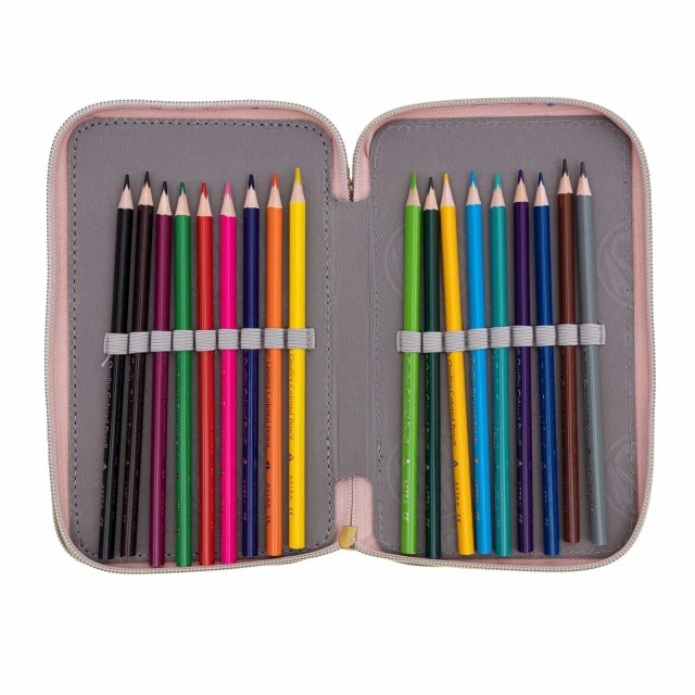 Τριπλή νεσεσέρ με αξεσουάρ ASTRABAG Fluffy unicorn, AC31, 20,5 x 13 x 6 cm