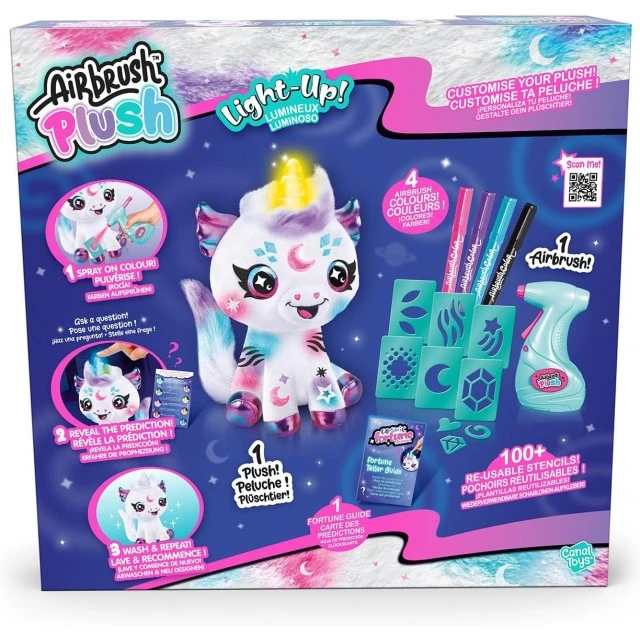 Δημιουργικό σετ, Canal Toys, Λούτρινο παιχνίδι χρωματισμού, Διαστημικός μονόκερος με ερωτήσεις και απαντήσεις