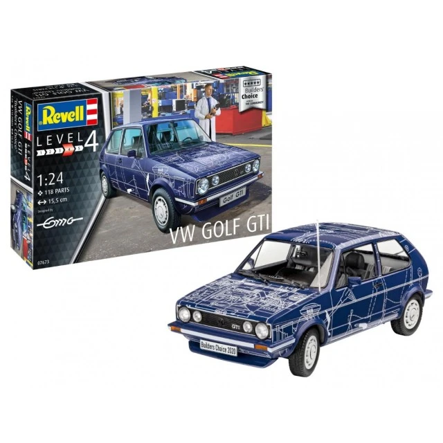 Σετ μοντέλου συναρμολόγησης VW Golf GTI, 118 εξαρτήματα