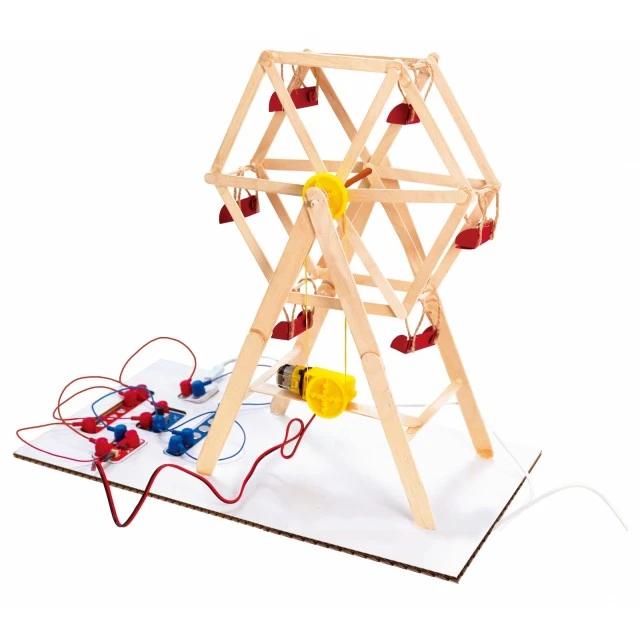 Εκπαιδευτικό σετ, Hape, LabBox, Εξερεύνηση κυκλώματος, Ανεβάζοντας επίπεδο, 47 τεμάχια