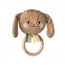 Βρεφική μαλακή κουδουνίστρα Bunny Jenny, 18 εκ