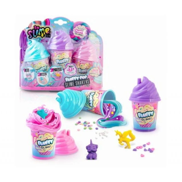 Δημιουργικό σετ Fluffy slime shaker, 3 χρώματα