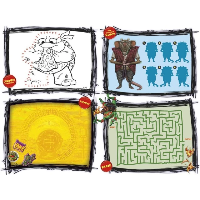 Σούπερ σετ αυτοκόλλητων Teenage Mutant Ninja Turtles, 10 τεμαχίων