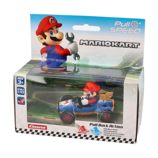 Καρότσι Pullback, Carrera, Super Mario, 1 τεμάχιο