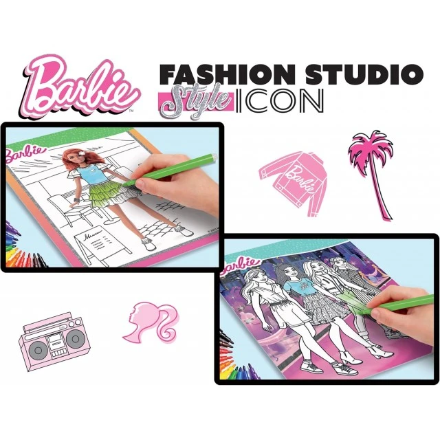Δημιουργικό σετ, Lisciani, Barbie, Φάκελος στούντιο μόδας, Εικονίδιο μόδας