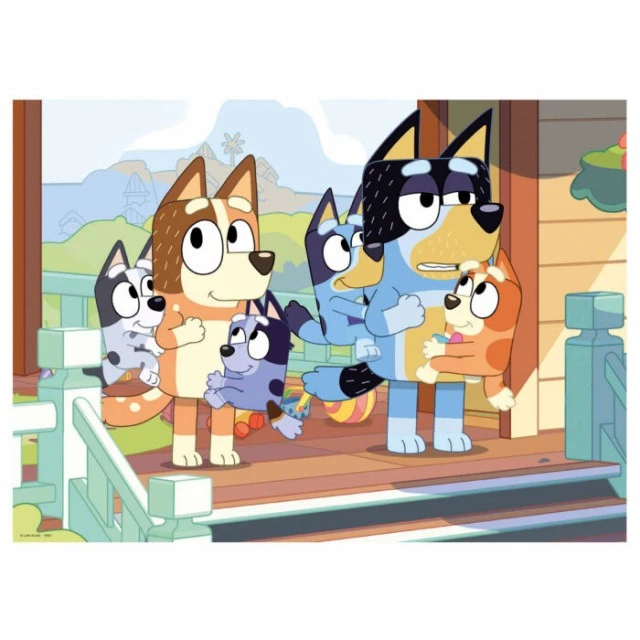 Ξύλινο παζλ Bluey 100 κομμάτια