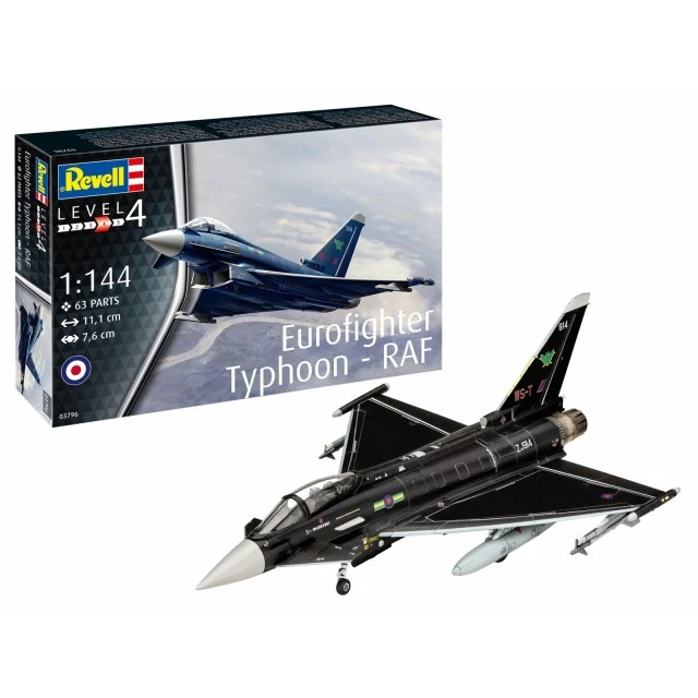 Συναρμολογημένο μοντέλο Eurofighter Typhoon RAF, 63 εξαρτημάτων