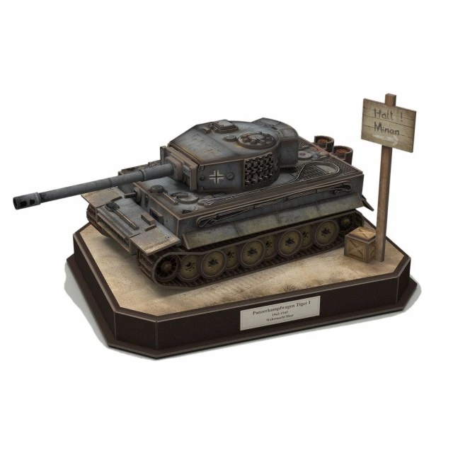Παζλ, Revell, Γερμανικό τανκ Tiger I 3D, 200 κομμάτια