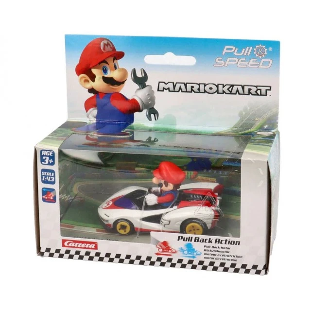 Καρότσι Pullback, Carrera, Super Mario, 1 τεμάχιο