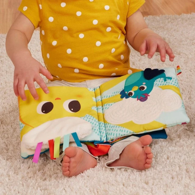 Διαδραστικό παιχνίδι Sensory baby book Rainbow, 15 x 4 x 16 cm