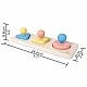 Montessori Educational Sensory Toy, Hape, Mirror Shapes, 24,6 x 6 x 8,8 cm