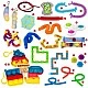 Σετ με παιχνίδια anti-stress fidget, Craze, 24 τεμάχια