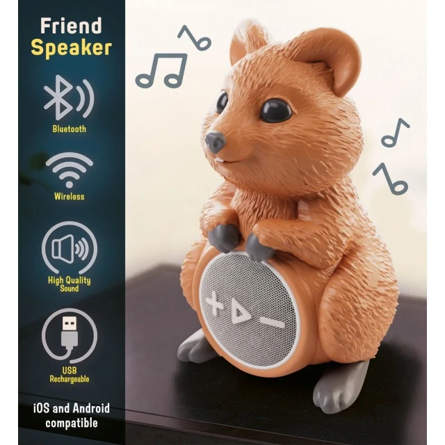 Speaker, Lisciani, Rainy Days, Friend Quokka, Bluetooth