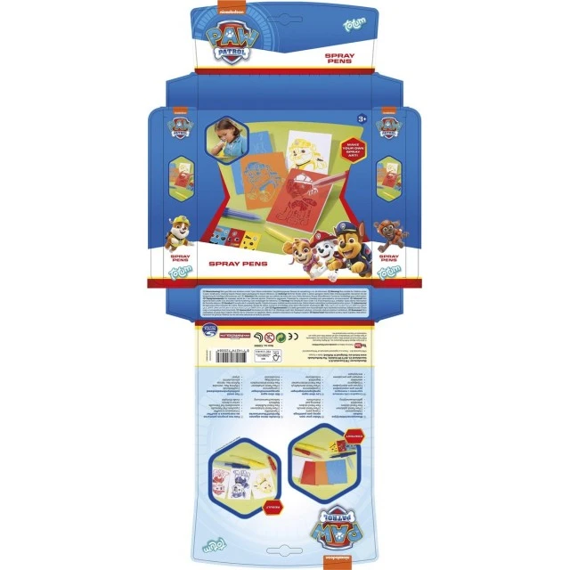Δημιουργικό σετ Paw Patrol, Χρωματίστε τον εαυτό σας με στυλό ψεκασμού