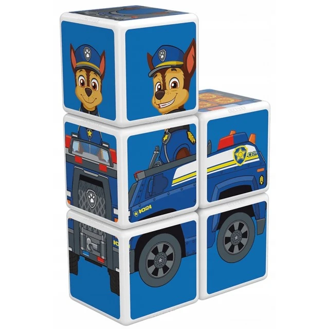 Μαγνητικό σετ κατασκευής Magicube, Paw Patrol, αστυνομικό αυτοκίνητο Chase 079, 5 τεμάχια