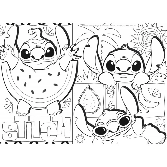 Παζλ, Lisciani, Lilo and Stitch, Παζλ διπλής όψης 4 x 48 τεμάχια