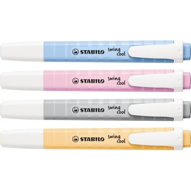 Σετ μαρκαδόρων κειμένου, Stabilo, Swing Cool Pastel ST275/4-08-2, 4 χρώματα