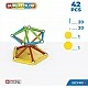 Магнитен конструктор Supercolor 383, 42 части