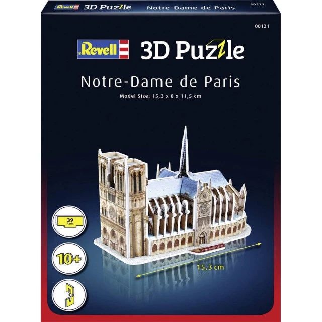 Παζλ Notre Dame Cathedral Paris 3D, 39 τεμάχια