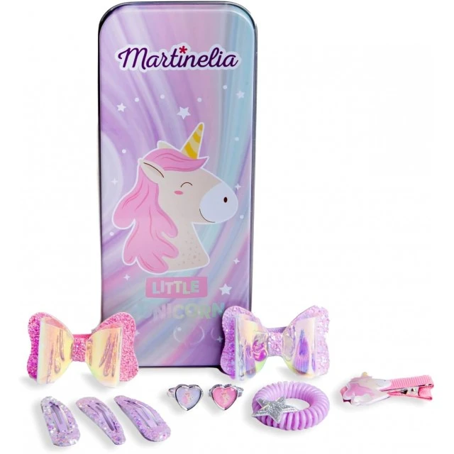 Σετ αξεσουάρ μαλλιών Unicorn, 10 τεμάχια