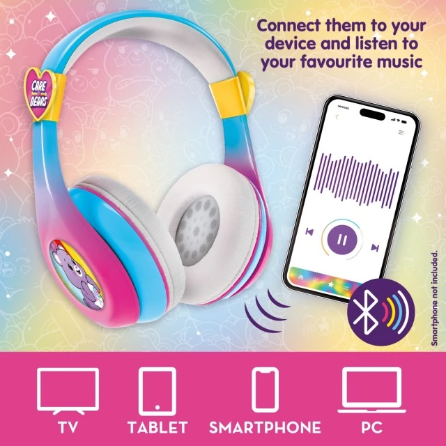 Παιδικά ακουστικά, Lisciani, Bluetooth, Care Bears