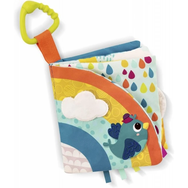 Διαδραστικό παιχνίδι Sensory baby book Rainbow, 15 x 4 x 16 cm