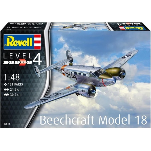 Συναρμολογούμενο μοντέλο Beechcraft Model 18, 131 κομμάτια