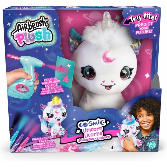 Δημιουργικό σετ, Canal Toys, Λούτρινο παιχνίδι χρωματισμού, Διαστημικός μονόκερος με ερωτήσεις και απαντήσεις