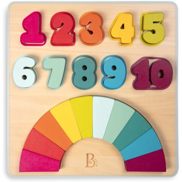 Ξύλινο παζλ Numbers, 21 τεμάχια