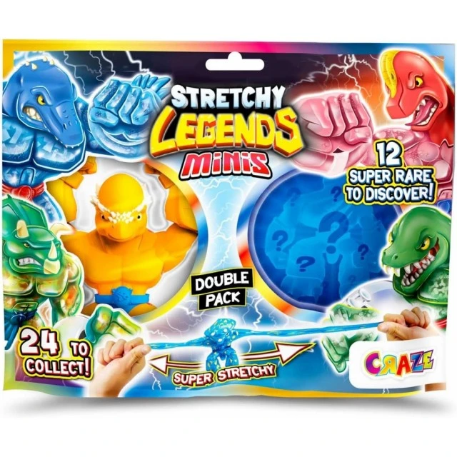 Συλλεκτική φιγούρα, Craze, Mini Stretchable Creatures, Legends Minis Double