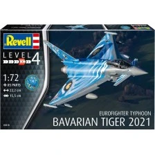 Eurofighter Typhoon The Bavarian Tiger 2021 οικοδομήσιμο μοντέλο, 85 εξαρτημάτων