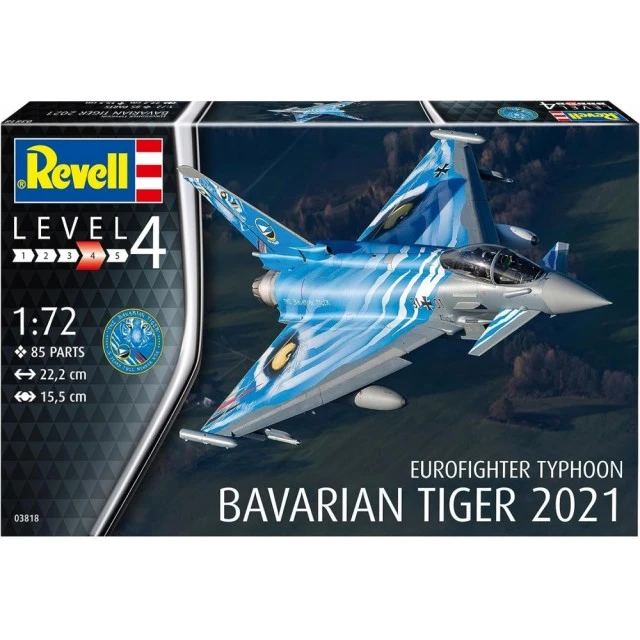 Eurofighter Typhoon The Bavarian Tiger 2021 οικοδομήσιμο μοντέλο, 85 εξαρτημάτων