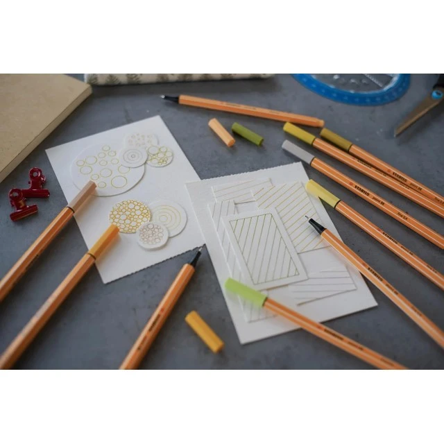 Σετ Fineliner, Stabilo, Point 88 ST8815-1, 15 χρώματα