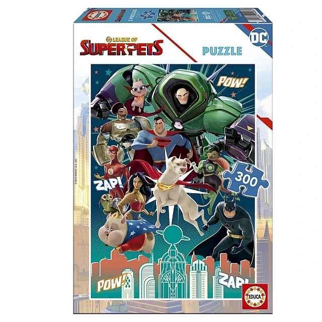 Παζλ Educa DC League of Super-Pets 300 κομμάτια