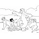 Παζλ, Lisciani, The Jungle Book, Παζλ διπλής όψης 35 τεμαχίων