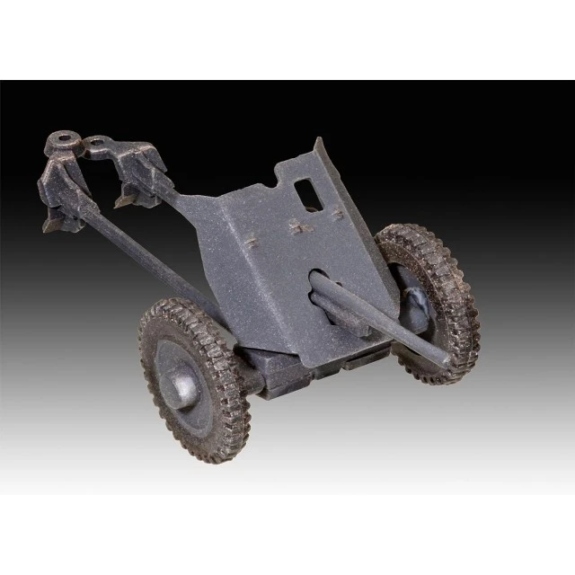 Συναρμολογημένο μοντέλο Krupp Protze KFZ 69 με 3,7 cm Pak, 61 μέρη