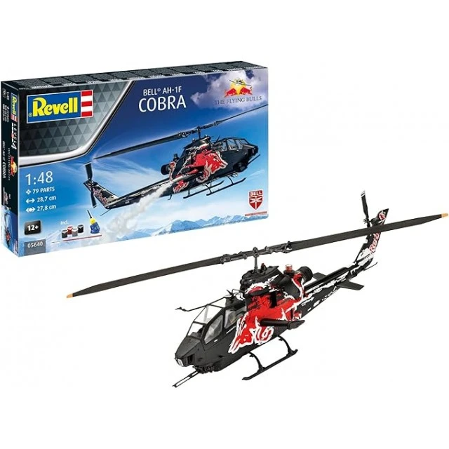 Μοντέλο συναρμολόγησης, Revell, Σετ δώρου, ελικόπτερο Flying Bulls AH-1F Cobra, με αξεσουάρ
