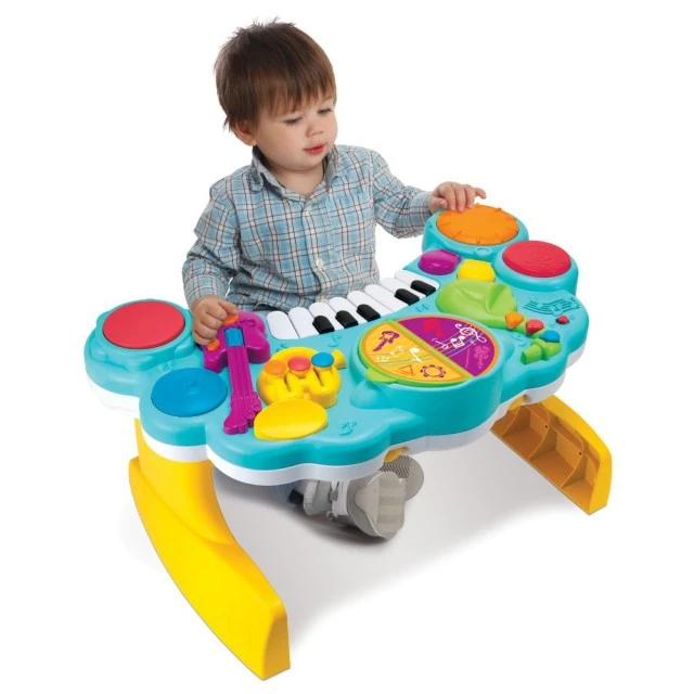 Διαδραστικό παιχνίδι, Infantino, B Kids, Μουσικό Κέντρο 10 σε 1, Μπλε