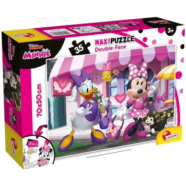 Παζλ, Lisciani, Minnie Mouse, Παζλ διπλής όψης 35 τεμαχίων