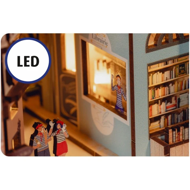 Μοντέλο συναρμολόγησης με φως LED, Revell, Paris, Small Worlds για συναρμολόγηση, 168 τεμάχια