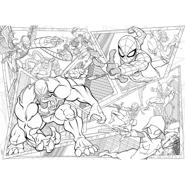Παζλ, Lisciani, Spiderman, Διπρόσωπο παζλ 150 τεμαχίων