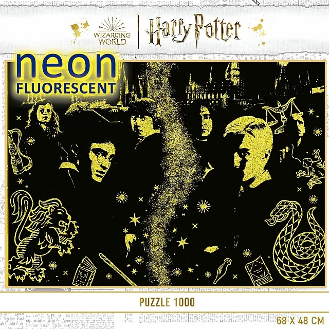 Παζλ, Educa, Gryffindor vs Slytherin, εφέ νέον Χάρι Πότερ, 1000 κομμάτια