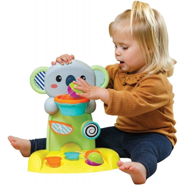 Σετ παιχνιδιού για μωρά, Infantino, B Kids, καλάθι παιχνιδιού και κύβοι στοίβαξης