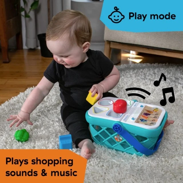 Διαδραστικό παιχνίδι, Baby Einstein, Magic touch, Καλάθι αγορών για ταξινόμηση, 14,3 x 26,6 x 20,2 cm