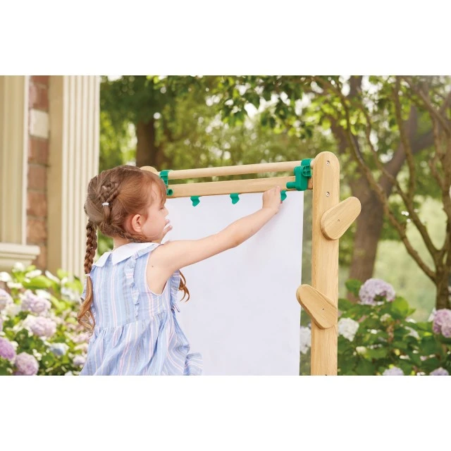 Σετ καβαλέτο Hape Wooden Art Outdoor, 9 Τεμάχια