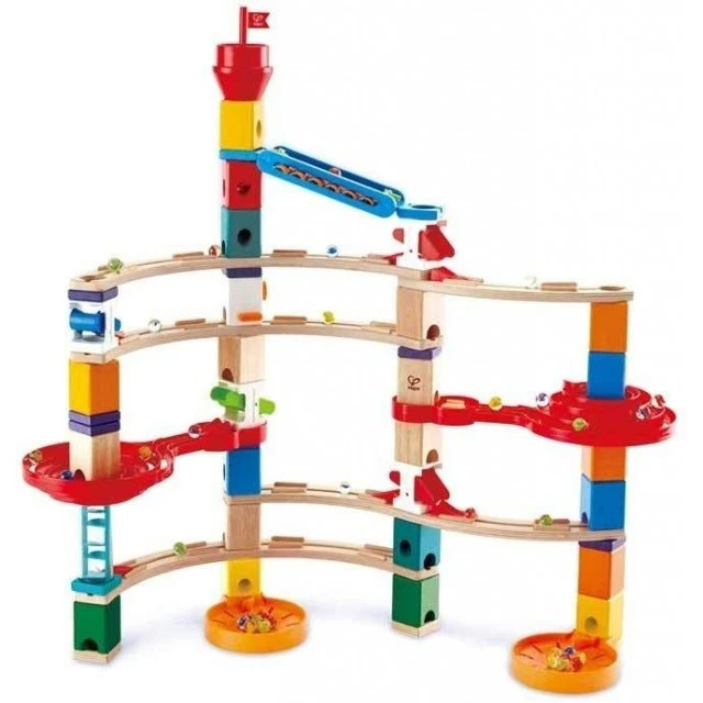 Σετ Ξύλινης Πίστας, Hape Quadrilla, Super Spiral, 79 Τεμάχια