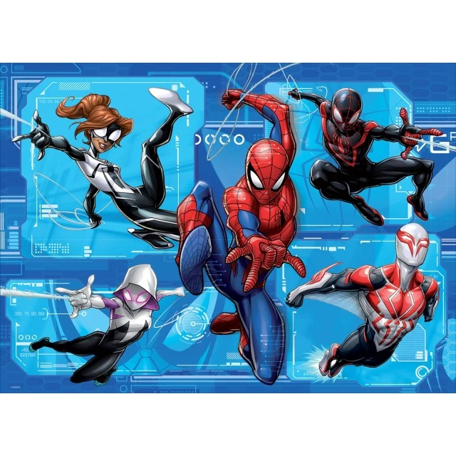 Παζλ, Lisciani, Spiderman, Διπρόσωπο παζλ 108 τεμαχίων
