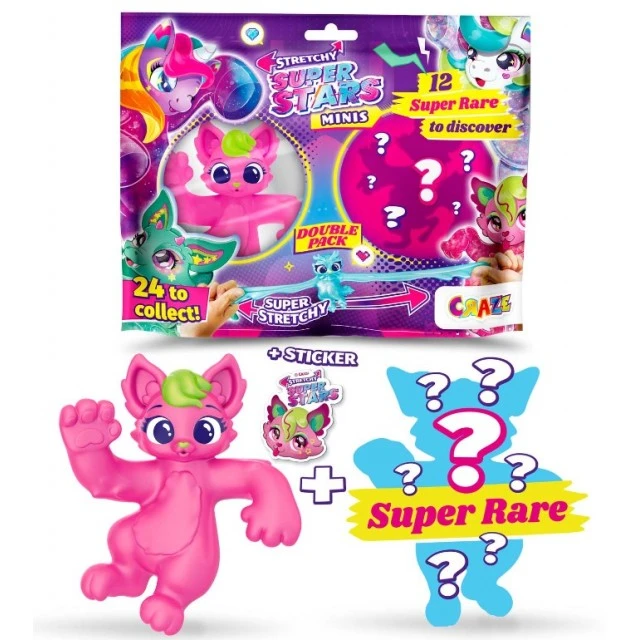 Συλλεκτική Φιγούρα, Craze, Mini Stretchable Creatures, Minis Double