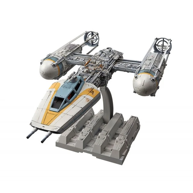 Bandai Star Wars Y-Wing Starfighter μοντέλο με δυνατότητα κατασκευής με εύκολο κλικ, 89 εξαρτήματα